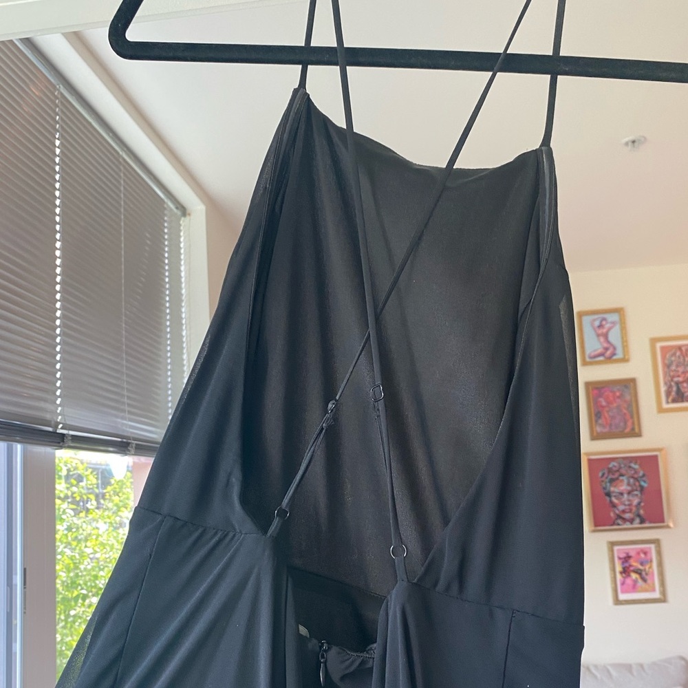 Lulu's Elegant Black Maxi Dress - Picture 6 of 8